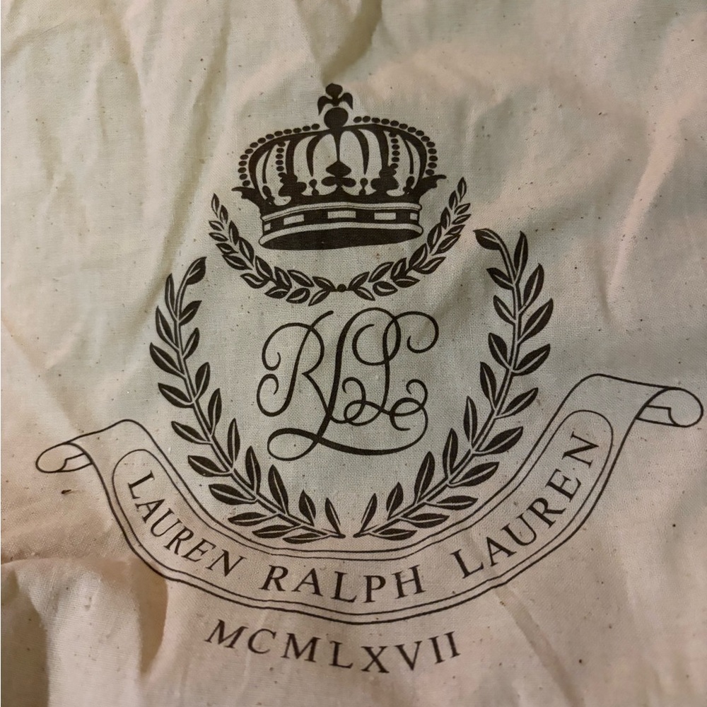 Lauren Ralph Lauren Cream Canvas Tote